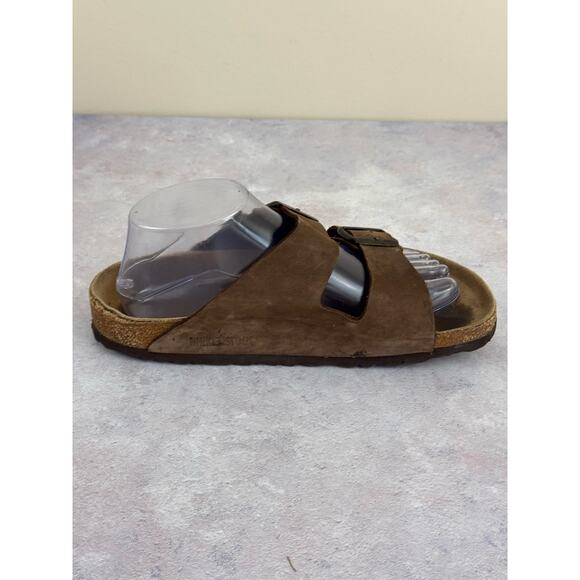 Birkenstock Arizona Brown Leather Sandals EU39 Womens US Size 8 FLAWS READ - Picture 7 of 16